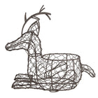 Eiermand rendier 27 cm bruin metaal