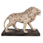 Beeld leeuw 55x23x40 cm beige bruin magnesium