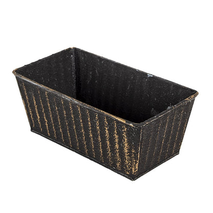 Plant holder Black Zinc Plant pot