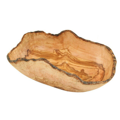 Fruitschaal olijfhout 30-33 cm