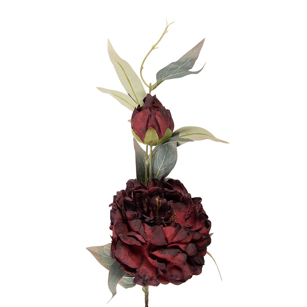 Kunstbloem 78 cm rood kunststof