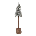 Mini Artificial Christmas Tree Ø 10x48 cm Green Wood