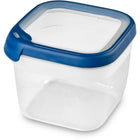Vershoudbak vierkant 1.8L transparant donkerblauw