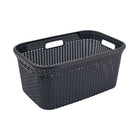 Wasmand 45L 59x38x27 cm antraciet