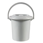 Toiletemmer 10L lichtgrijs Curver