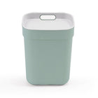 Prullenbak Curver 10L groen grijs stapelbaar muurbevestiging