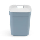 Prullenbak 10L blauw grijs stapelbaar ophangbaar