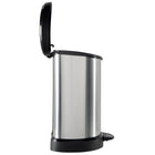 Curver Decobin Pedal Bin Oval 20L Silver/Black