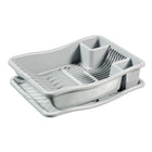 Curver Dish Drying Rack On Tray 38X29X8.5 Cm Light Grey