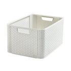 Opbergmand 30L wit 36x26x15 cm