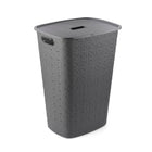 Curver Softex Laundry Hamper with Lid 56L Anthracite