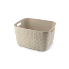 Curver Softex Storage Basket Large 19L Chalk White