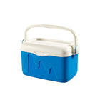 Koelbox 10L blauw wit