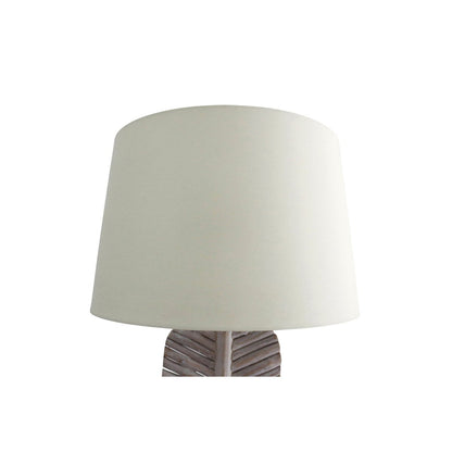 Vloerlamp drijfhout wit 175 cm