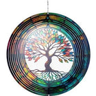 Windspinner Tree of Life 30 cm roestvrij staal veelkleurig