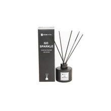 Rietverspreider amber 100 ml glas met fiber sticks