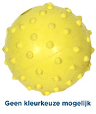 Hondenspeelbal 5,5 cm rubber met bel