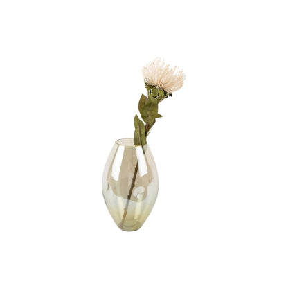 Vaas glas groen 24x15 cm glans