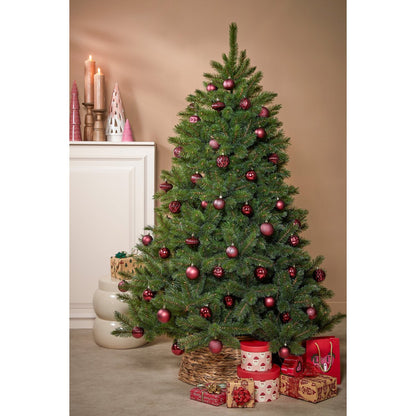 Christmas baubles set Dark Red