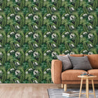 Dutch Wallcoverings Behang Eden En Donkergroen Zwart