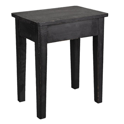 Plantenstandaard hout zwart 36x25x43 cm