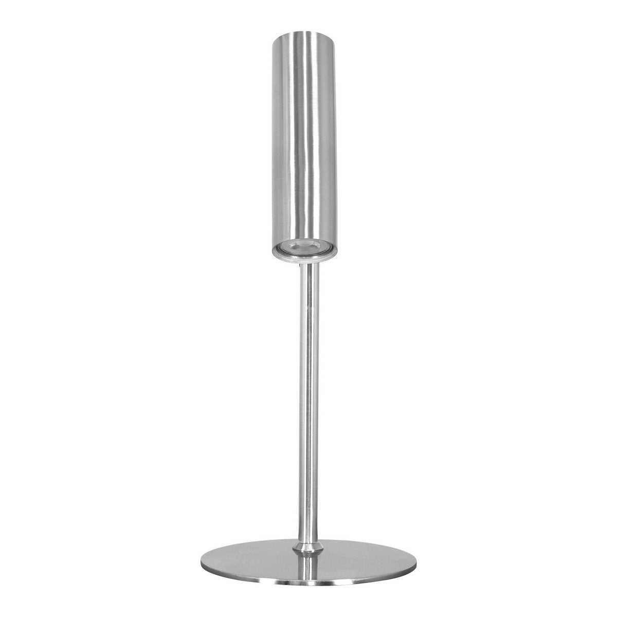 Tafellamp metaal zilver 20x20x47 cm