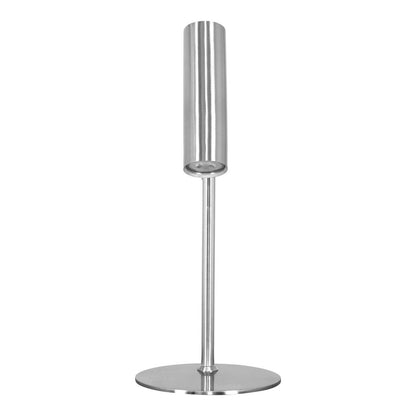 Tafellamp metaal zilver 20x20x47 cm