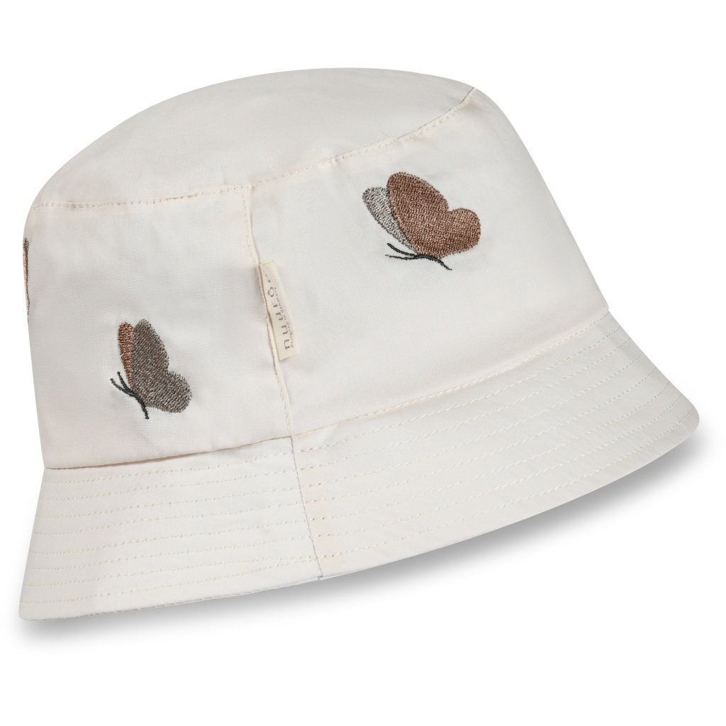 Vissershoedje creme vlinder 48-54 cm