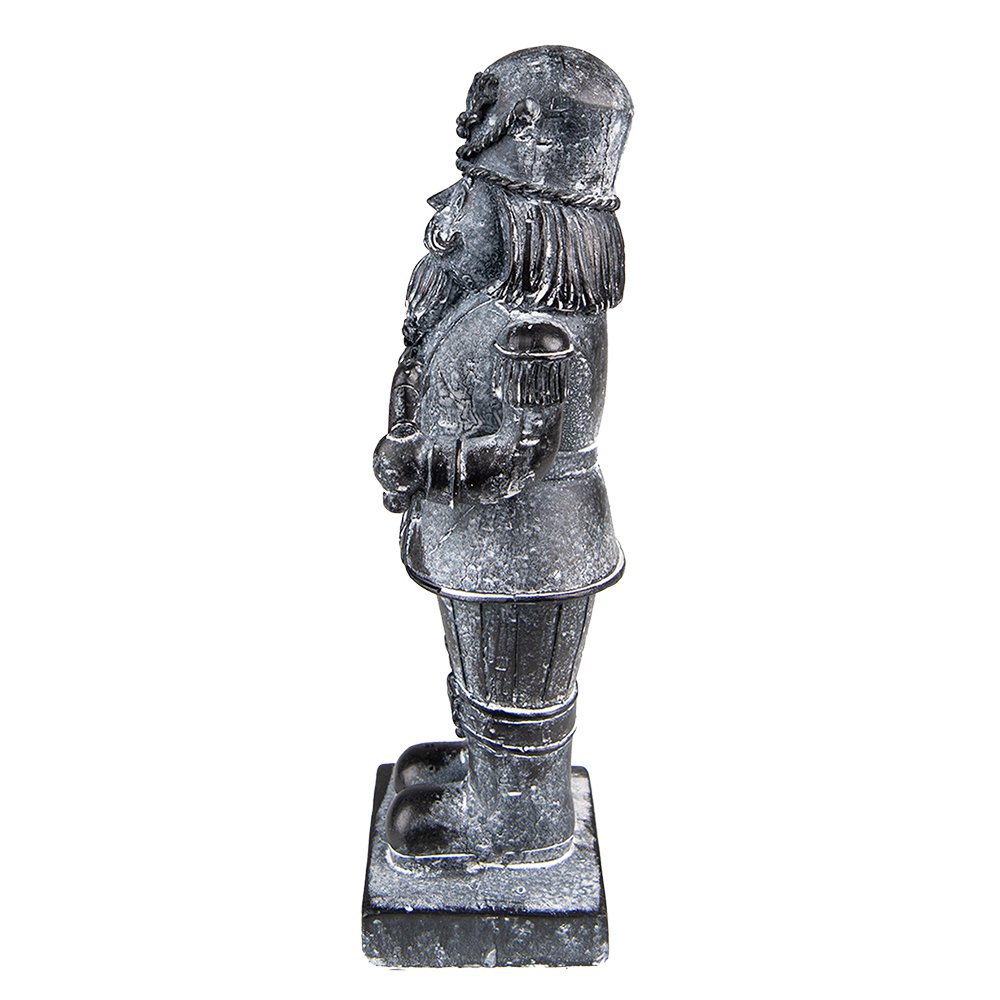 Nutcracker Figurine 21 cm Grey Plastic Christmas Decoration