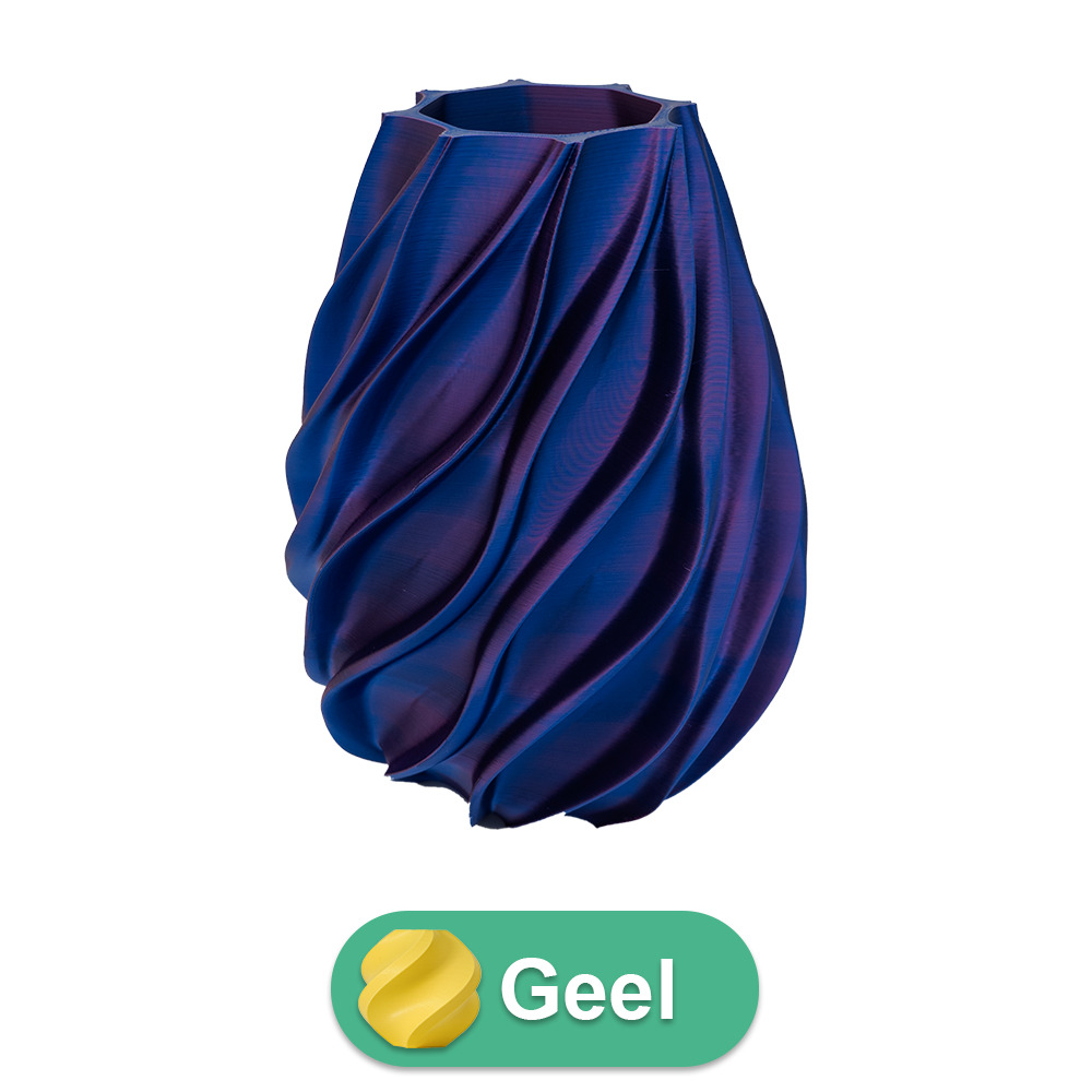 Oliva 3D vaas - 3D geprinte vaas - Duurzaam PLA - Geschikt voor kunstbloemen