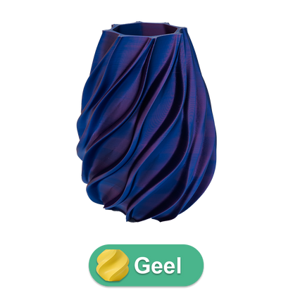 Oliva 3D vaas - 3D geprinte vaas - Duurzaam PLA - Geschikt voor kunstbloemen
