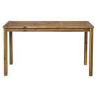 Tuintafel acaciahout 135x80 cm met parasolgat