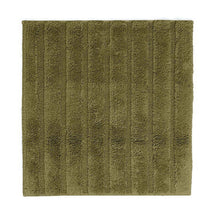 Bidetmat 60x60 cm katoen mosgroen