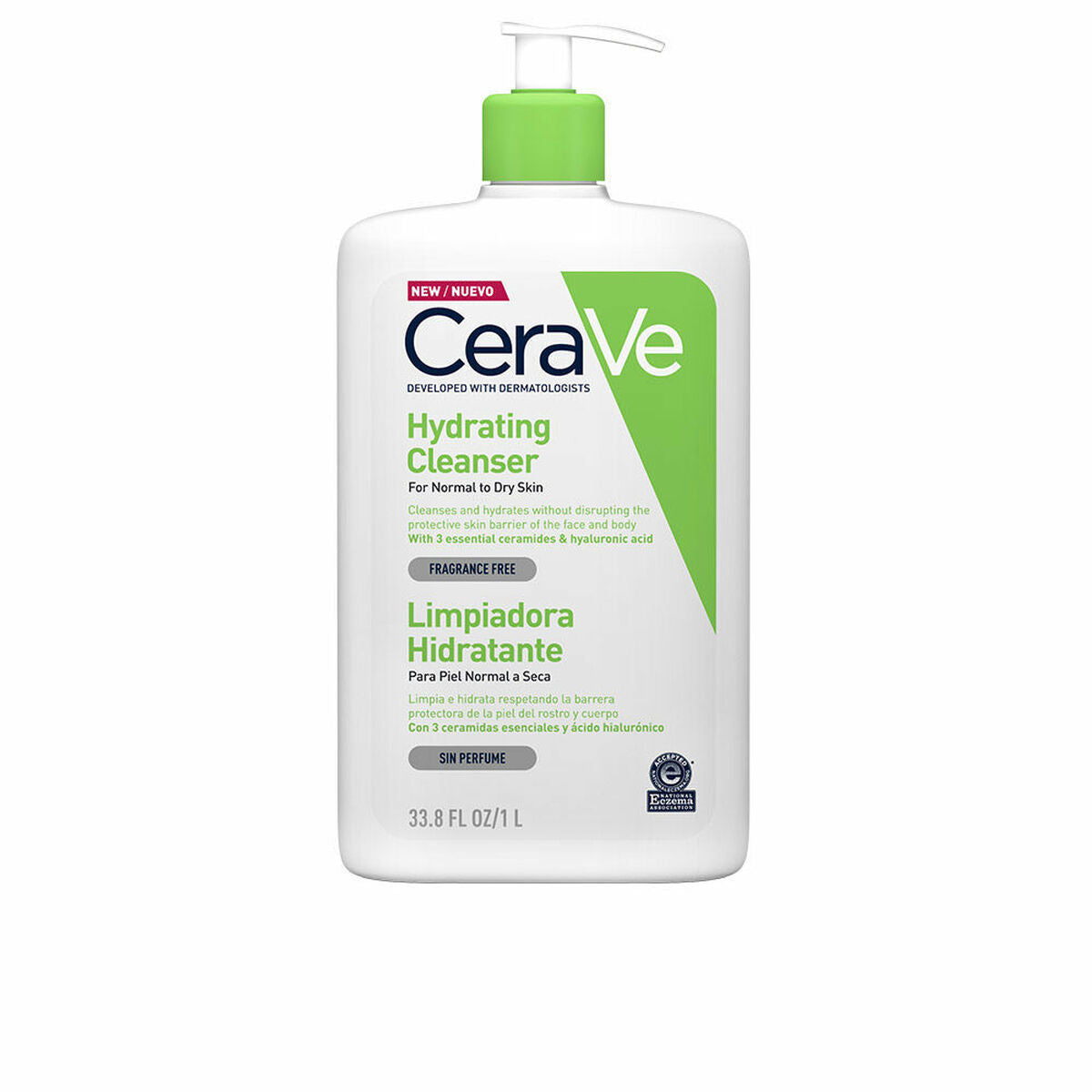 Cerave Gezichtsreinigingsgel Cerave Hydrating Cleanser 1 L