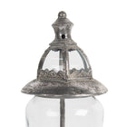 Lantern 44 cm Silver-coloured Iron Candle Holder