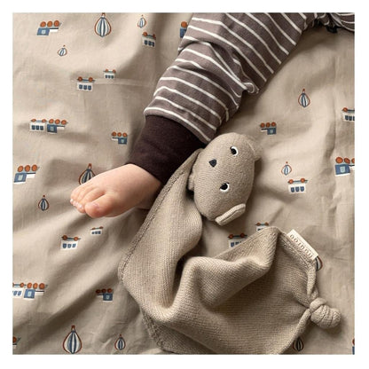 Mathilde knitted comfort blanket