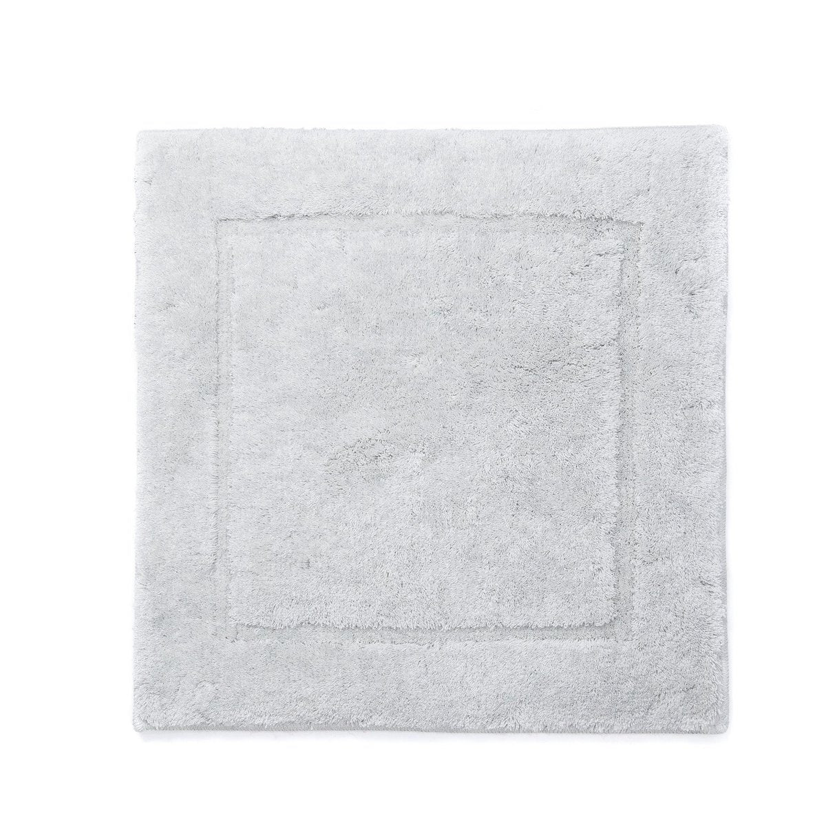 Bidetmat 60x60 cm zilver acryl