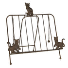 Kookboekstandaard 38x25x38 cm bruin metaal