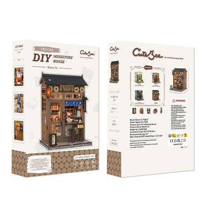 3D DIY huisje Morita-Ya 15,5x16x20,9cm hout