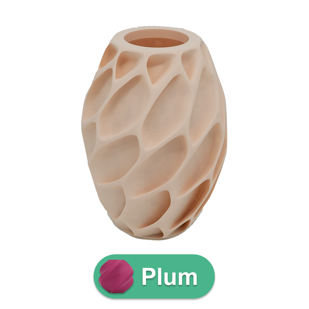 Oruna 3D vaas - 3D geprinte vaas - Duurzaam PLA - Geschikt voor kunstbloemen