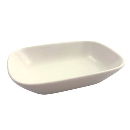 Porseleinen beker 15x10.5x2.5 cm wit