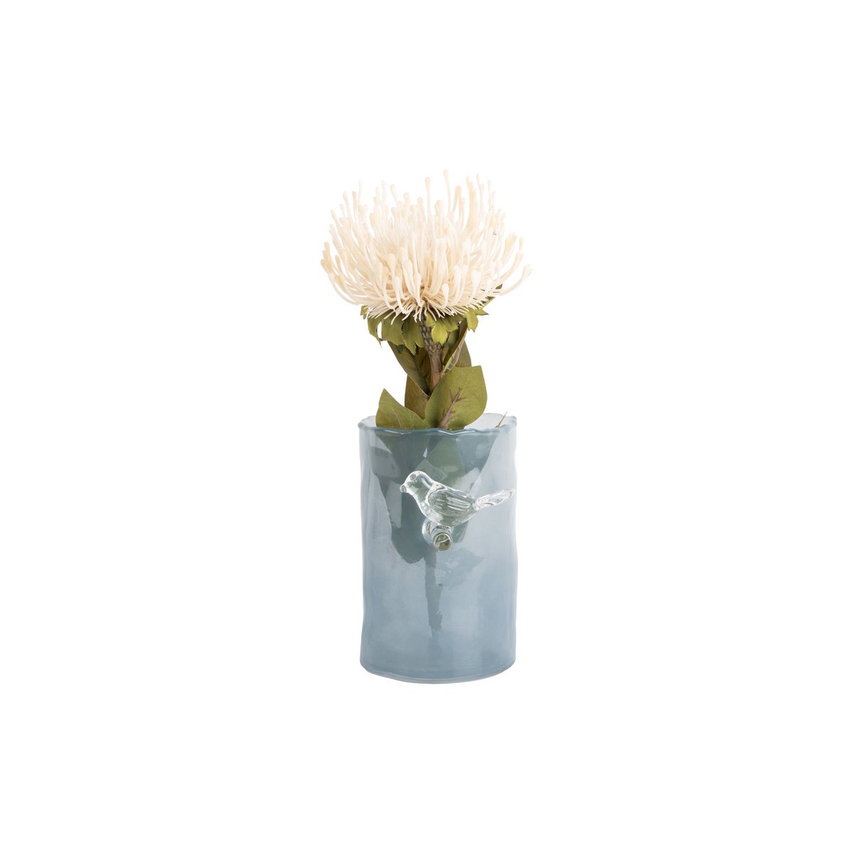 Vase Bird on Branch Small