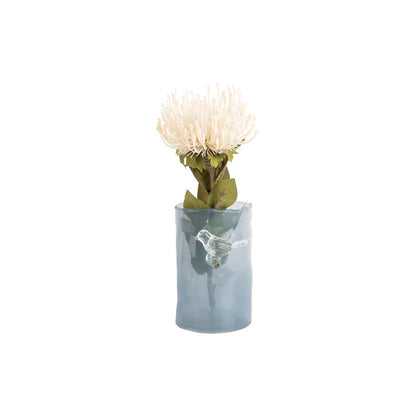 Vase Bird on Branch Small