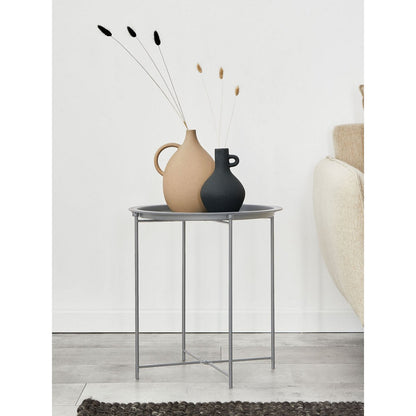 Bijzettafel metaal Ø 47x51 cm opvouwbaar