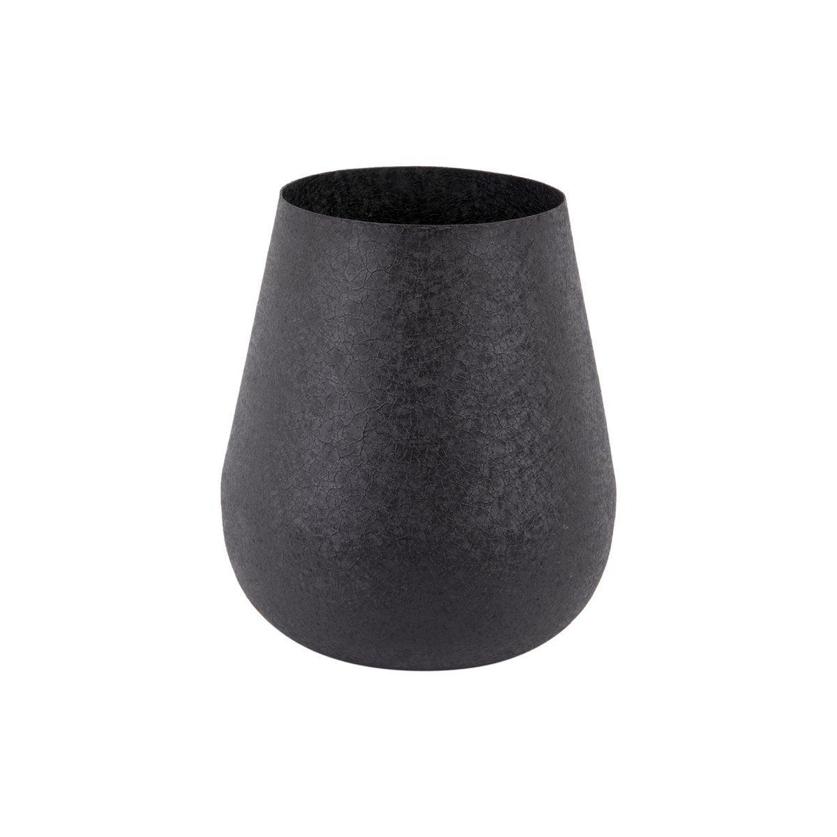 Vaas Boaz 22x25 cm ijzer zwart
