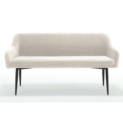 Eettafelset massief acacia 200x100cm met 6 stoelen