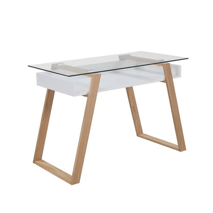 Desk 110x55x75 cm white