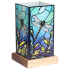 Libelle lamp acryl FSC hout 10x10x16.5 cm
