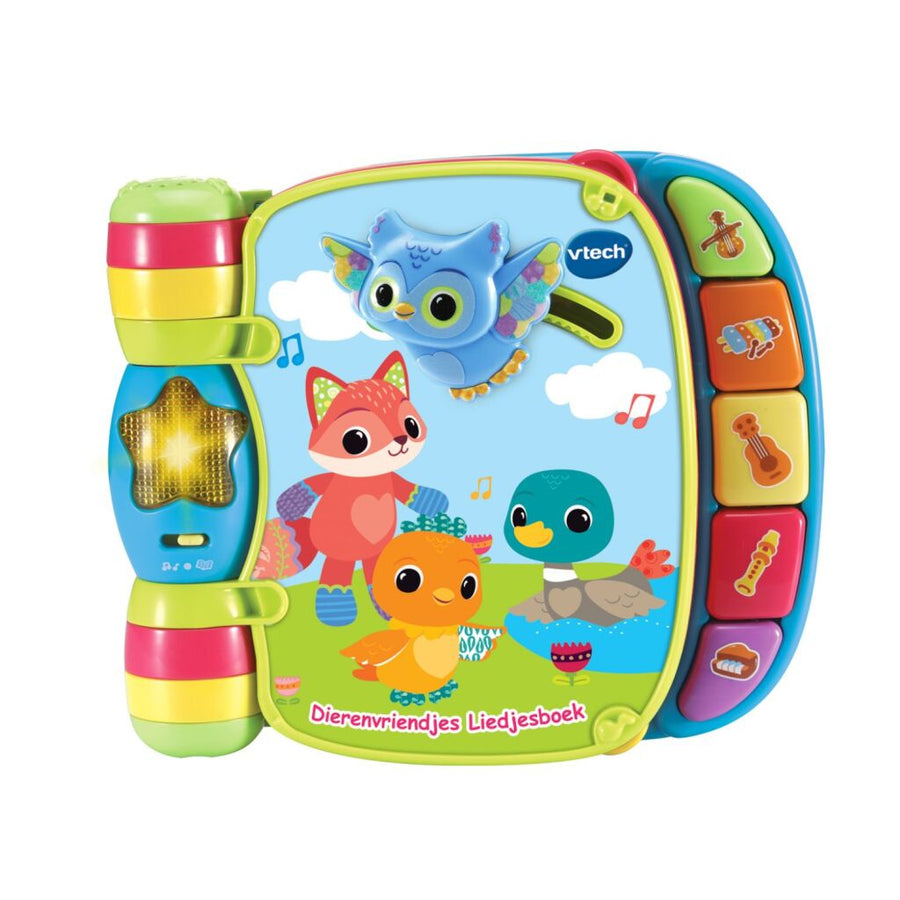 Vtech Dierenvrienden Liedjesboek Blauw + Licht En Geluid