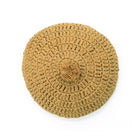 LENKA MOSTERD crocheted round cushion
